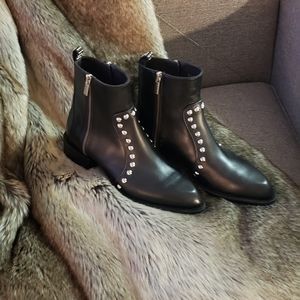 NWT Capezzani Studded Booties Handcrafted in Italy